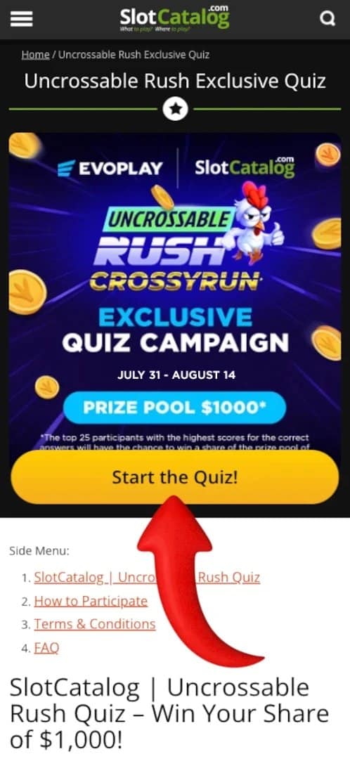 Uncrossable rush demo, uncrossable rush slot